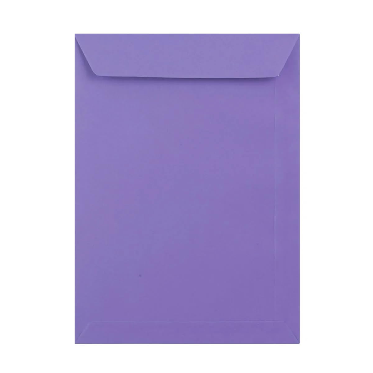C4 Coloured Envelopes for A4 Paper/Card Peel & Seal Flap Envelopes Pack of 100 (Purple Peel & Seal)