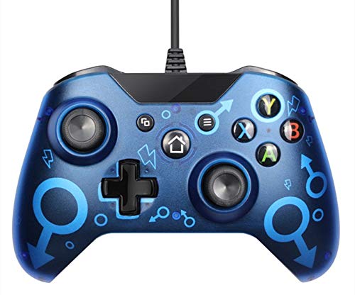 xuelili Controle com fio para Xbox one, controle do Xbox One com vibração dupla e design avançado, g