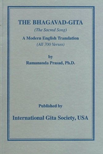 The Bhagavad Gita (The Sacred Song) Pocket size: 4'x6' Pocket size Edition, both Blue Book Gita for...