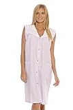 Dreamcrest 8930-Purple-3X Sleeveless Duster/Housecoat/Women Sleepwear