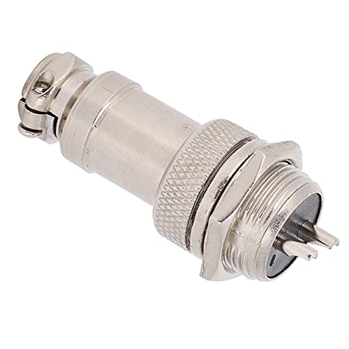 Conector Aviation Plug Metal GX16 16 mm 2 pines miniatura 7