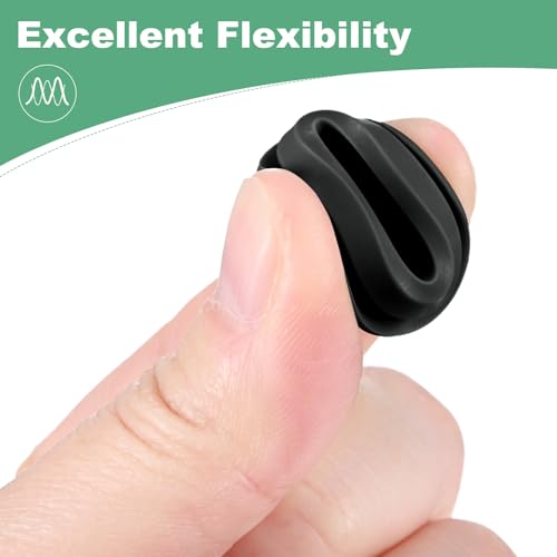 Image of M METERXITY 15-Packs Silicone Hole Plugs, Snap in Locking Hole Plugs for 15.5-17mm Hole, Round Hole Rubber Plug Kitchen Bulkheads Waterproof Sealing Plugs [Black]