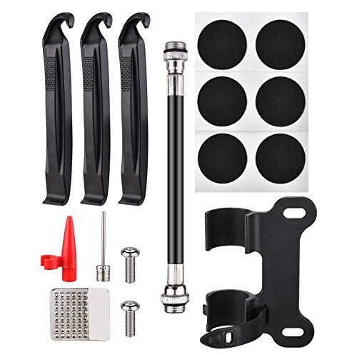 Leeofty Mini bomba de bicicleta Bomba de bicicleta 100 PSI Bomba de ar de bicicleta de alta pressão