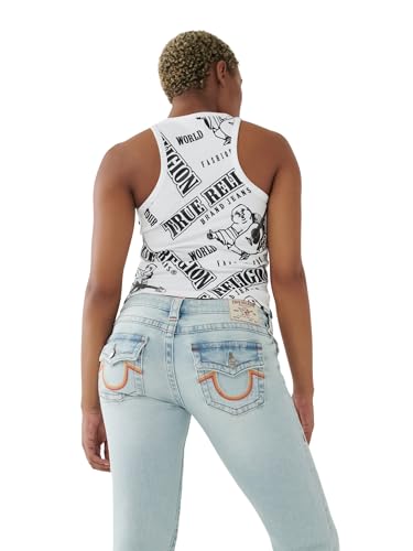 True Religion Women's Joey Lr Flare Ombre Zig Zag4