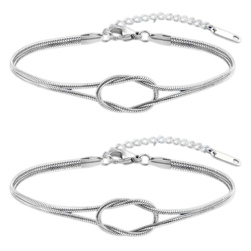 Scelta regalo ideale: questo braccialetto per coppie è perfetto come regalo di Natale per aggiungere calore alle feste, come regalo di Capodanno per augurare il meglio per l'anno a venire, come regalo di San Valentino per esprimere profondo affetto o come regalo di compleanno per celebrare un'occasione speciale. Può essere donato anche a familiari e amici per dimostrare il vostro affetto e la vostra attenzione.