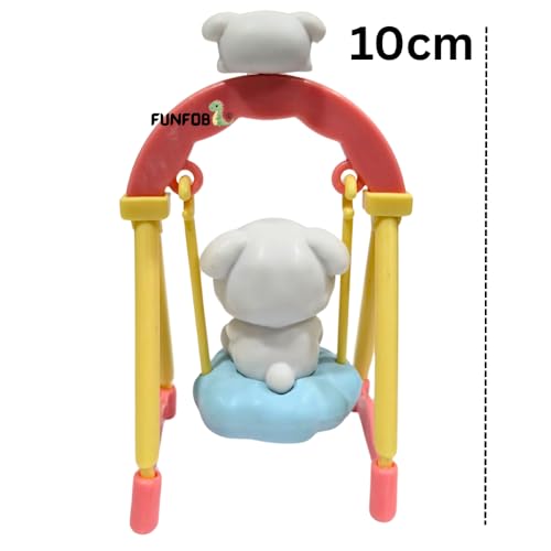 Image of FUNFOB Shinchan Action Figure Height-10cm | Shin chan Figurine Cartoon Figures Toys for Boys & Girls PVC Multicolour | Swing - Shiro Dress