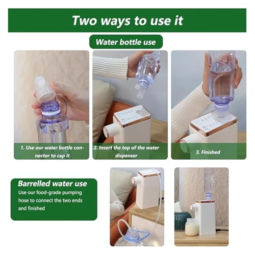 Instant Hot Water Dispenser 2100W Ciepło ciepła w 3Secs Przenośny podgrzewacz do kawy do herbaty z ekranem dotykowym LED 4 Temp Settings Child Safety Lock Kompaktowa podróżna Biała