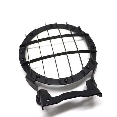 Grille Phare Moto pour 450CLC | Protection Calandre en Acier Noir Robuste - 4