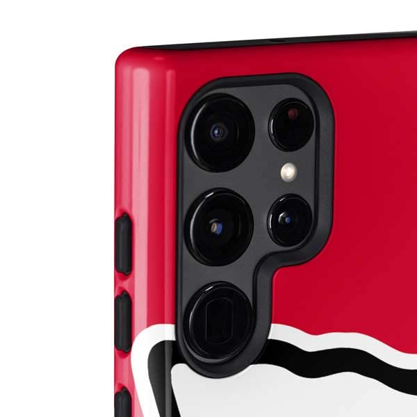 Skinit Pro Phone Case Compatible with Galaxy S22 Ultra - Officially Licensed NFL Kansas City Chiefs Large Logo Design