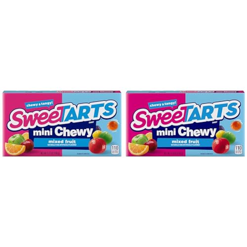 SweeTARTS Mini Chewy Candy, 3.75 Ounce Theater Candy Boxes (Pack of 24)