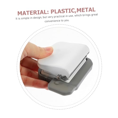 Perforeuse à papier plastique et métal robuste avec guide de perçage réglable - 8