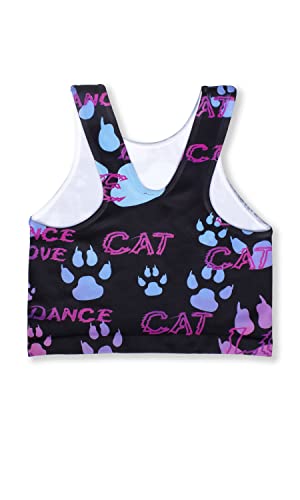 Kurve Kids Sublimation Crop Top (One Size Fits Most, Age 4 to 7) -Made in USA-2