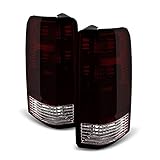 ACANII - For Replacement 2007 2008 2009 2010 2011 Dodge Nitro RED SMOKE Tail Lights Lamps