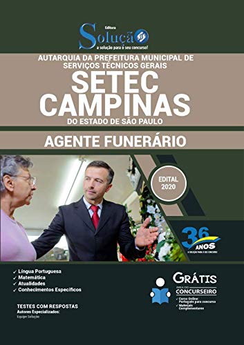Apostila Concurso SETEC Campinas SP - Agente Funerário