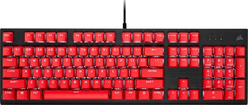 PBT DOUBLE-SHOT PRO Keycap Mod Kit (tasti in PBT, compatibilità standard della fila inferiore, superficie ruvida, pareti spesse 1,5 mm con carattere retroilluminato, ammortizzatori O-Ring - Tastiera gaming - Immagine 3