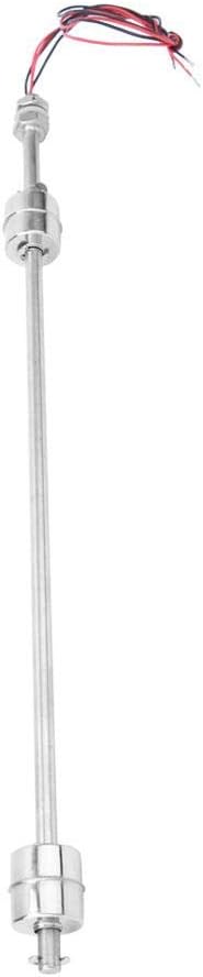 Liquid Level Sensor, DC 0-110V Large Size Stainless Steel Double Float Ball Switch Water Level Controller Sensor Switch for Water Tank,Pool,Sink,Fish Tank,etc(400mm)