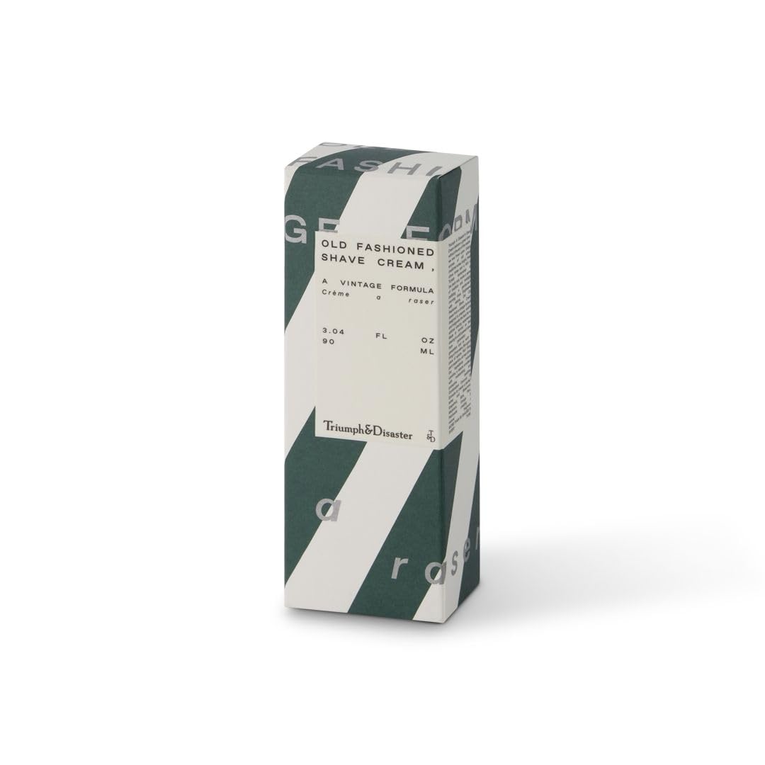 Triumph & Disaster Alte Art Shacle creme - 90 ml Tube (gibt 90 + Rasuren) - mit organischen Verbindungen Kokosöl-Extrakte und Wirkstoffe, um eine glatte enge und komfortable Nassrasur zu liefern