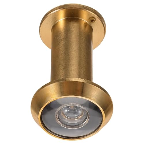 Door Viewer 2 Pcs Adjustable 200 Degree Pure Copper Door Viewer Anti Theft Peephole Cover Hd Security Mirror with Back Durable miniatura 5