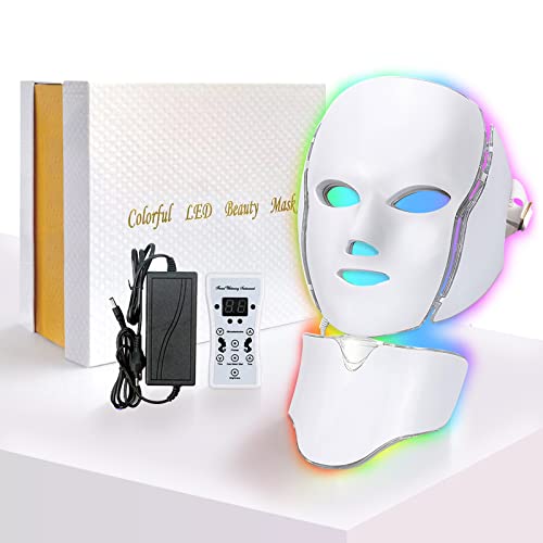 Led Face Mask Light Therapy-FDA cleared,LED Facial Mask,Facial Skin Care Mask With Red Light Therapy For Face and Neck
