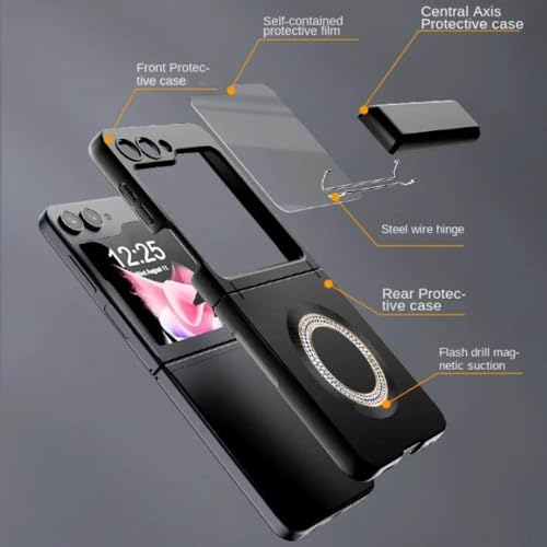 Coque rigide Galaxy Z Flip 5 antichoc protège l'écran et charnière