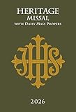 Heritage Missal with Daily Mass Propers 2026