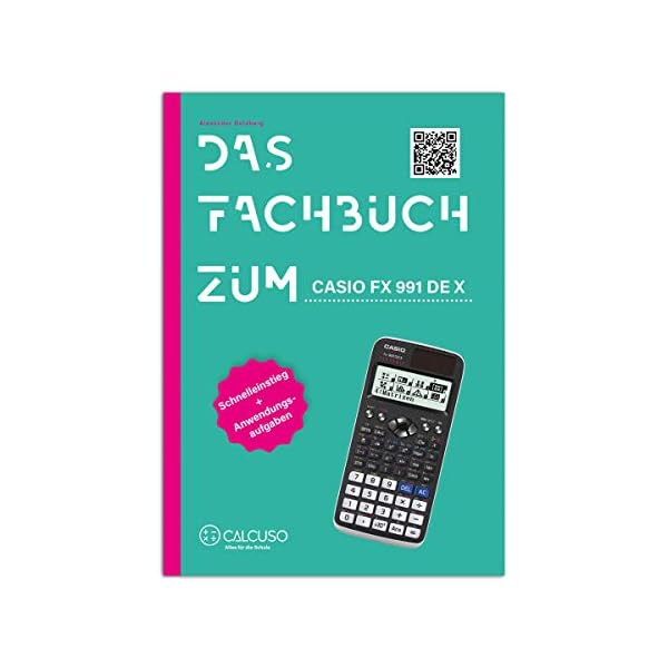 Casio FX 991 DE X + WYNGS Schutztasche schwarz + CALCUSO Fachbuch – Bild 3