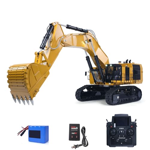 TOUCAN RC HOBBY RTR 1/14 excavadora hidráulica RC 6015B metal excavadora teledirigida de alto rendimiento modelo vehículo Flysky PL18EV Lite