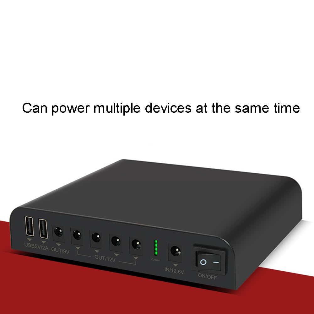 Pack de Batterie au Lithium 12 V 31 200 mAh 38 400 mAh 9 V Grande capacité routeur Multifonction Alimentation Rechargeable,12v,38400mAh