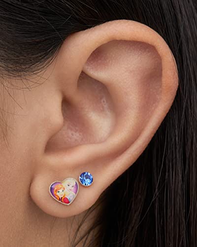 Disney Frozen Stud Earrings Set - Crystal Stud Earrings and Anna and Elsa Earrings - Frozen Earrings - Elsa Jewelry - Disney Earrings2