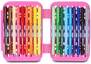 SJ GANG STYLE JAM GANG - Scortto a Scuola Multifunzionale Pink Mono Compartment con Spuntini Rimosso, Completo con Penna