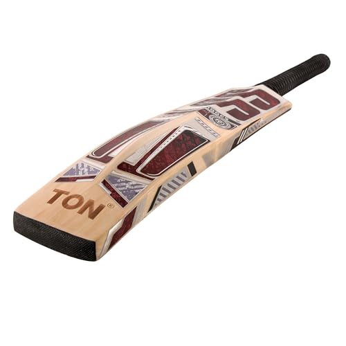 Image of SS Tiger Strike 18 English Willow Premium Cricket bat, Adult Size- Short Handle, Includes Bat Cover, Toe Guard and face Sheet | Ready to Play