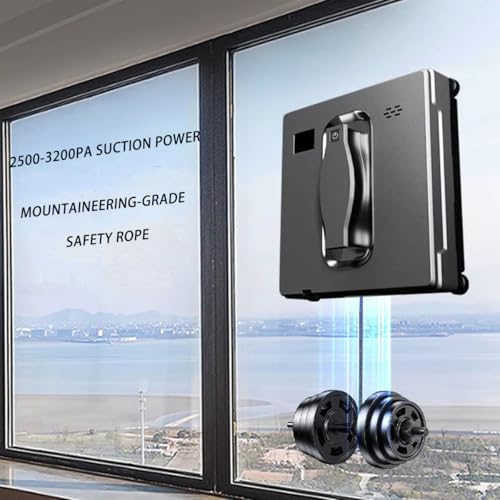 Robot limpiador de ventanas con 3 modos de limpieza profunda y diseño automatizado 7