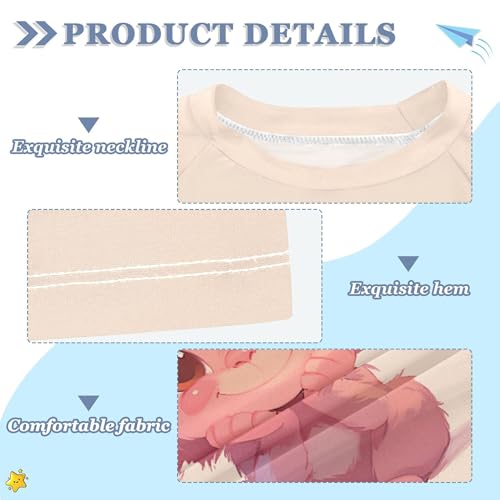 Cartoon Monkey Pink Girls Bathing Suit UV Protection Summer Clothes Swimwear Beach Tops 3T3