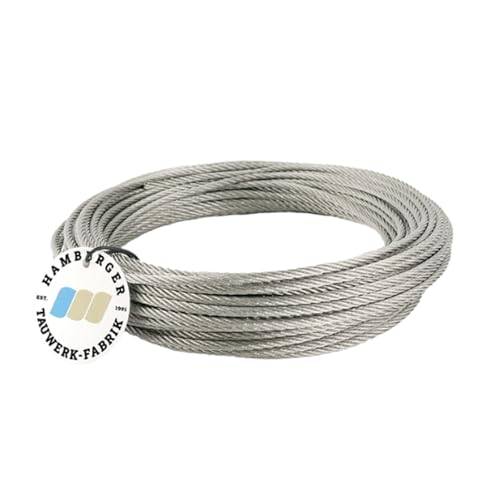 Hamburger Tauwerk-Fabrik Edelstahl-Drahtseil 30 Meter
