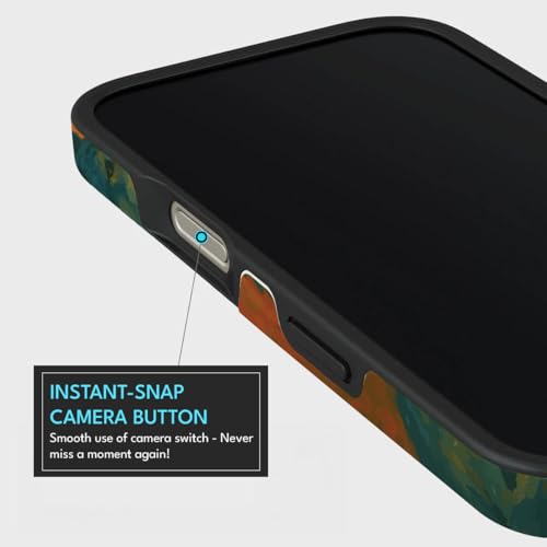 Image of MILLION CASES Back Cover Case for iPhone 15 Pro Scratch Resistant Anti-Slip Polycarbonate Shockproof Protective Durable Lupine Crystal Case for Men & Boys