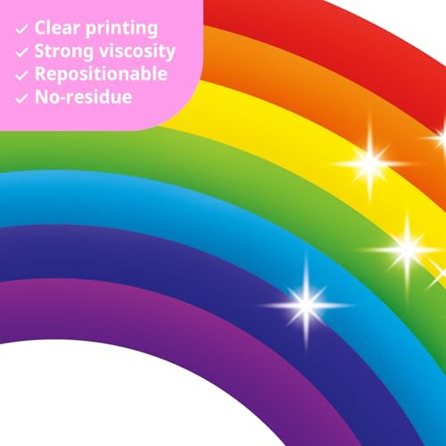 DECOWALL Rainbow Stickers para Niños 2 Hojas miniatura 4