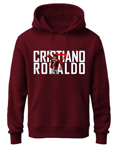 Image of Khakey Boys Hoodie - Stylish Printed Sweatshirt with Cristiano Ronaldo Design | Casual Wear for Kids & Teens