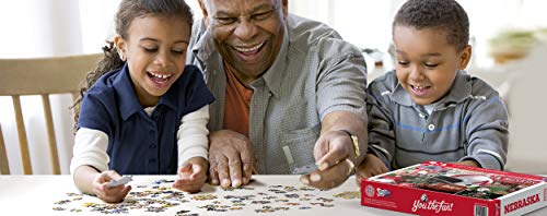 Image of YouTheFan NCAA Nebraska Cornhuskers Retro Series Puzzle - 500 Pieces, Team Colors, Large