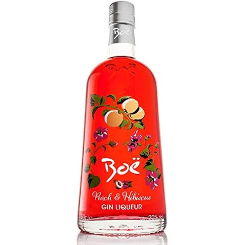 House of Boë - Peach and Hibiscus Flavoured Gin Liqueur - Premium Scottish Gin - 50cl - 20% ABV Cover