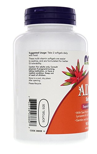 Now Foods 733739038807-2 Adamâ„¢ Men'S Multiple Vitamin 90 Softgels thumb #6