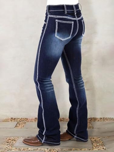 Flamingals Bootcut High Rise Casual Pocket Denim Jeans with Pockets2