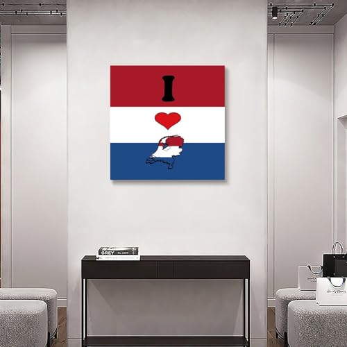 Lienzo decorativo de Países Bajos para dar un toque elegante a tu dormitorio o baño 6