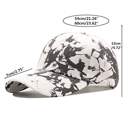 Casquette de Baseball Tie Dye mixte pour le printemps, chapeau pare-soleil réglable.