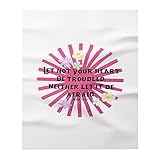 coperta per il cancro al seno, con scritta in inglese consapevolezza, speranze, regalo per donne, nastro rosa, per sopravvissuti, guarigione, calda, morbida, leggera, regalo (05-c, one size)