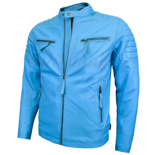 Leather Jacket Men - Stylish Cafe Racer for Men | Men's Leather Jacket Jacket for Comfort & Durability3