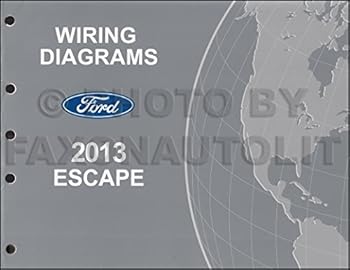 Paperback 2013 Ford Escape Wiring Diagram Manual Original Book
