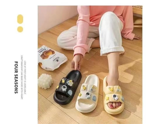 Super Astronaut Summer Slippers for Women Clean Girl Aesthetic Hotel-Style Comfort Adorable and Cozy Indoor Footwear3