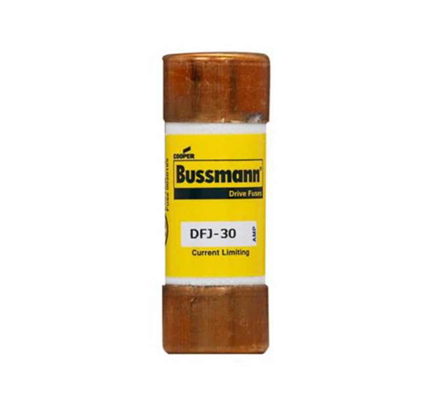 Bussmann DFJ-30 DFJ 30A DFJ30 600Vac Class J Drive Fuse High Speed Fuse, Yellow