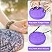 Steel Tongue Drum Musical Percussion Instrument, Rain Drum for Outside - Musician Gift for Family and Friends (lavender, 13 Notes 6.8 Inches)