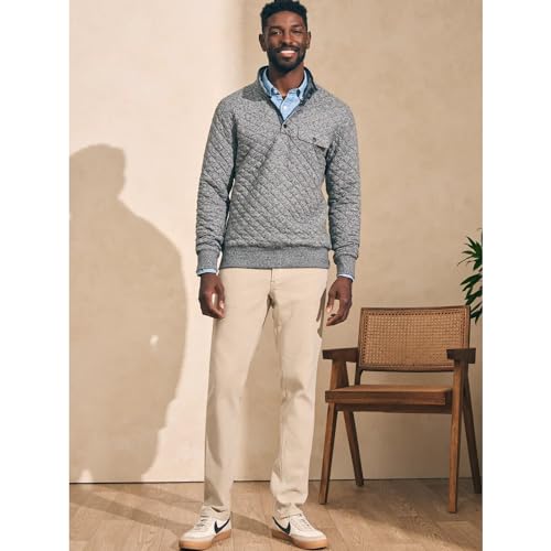 Faherty Men's Epic Quilted Pullover4